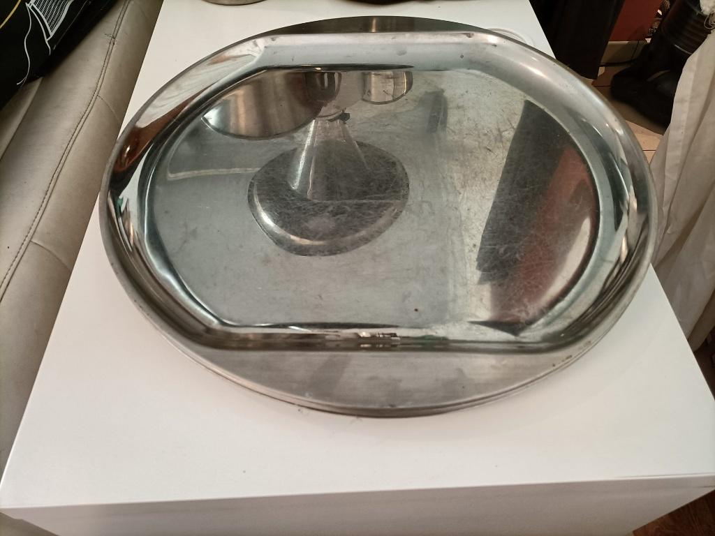 Plateaux inox ovales, Ophalen, Gebruikt, Inox Meubilair