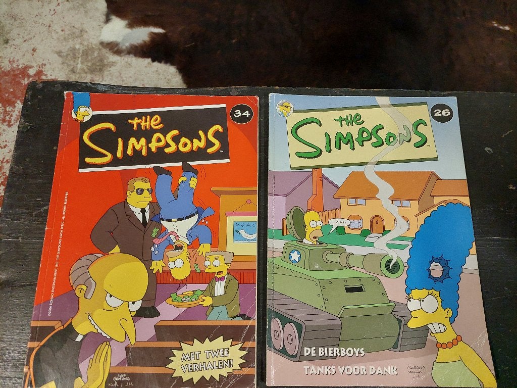 5 strips van The Simpsons, Livres, BD, Enlèvement ou Envoi