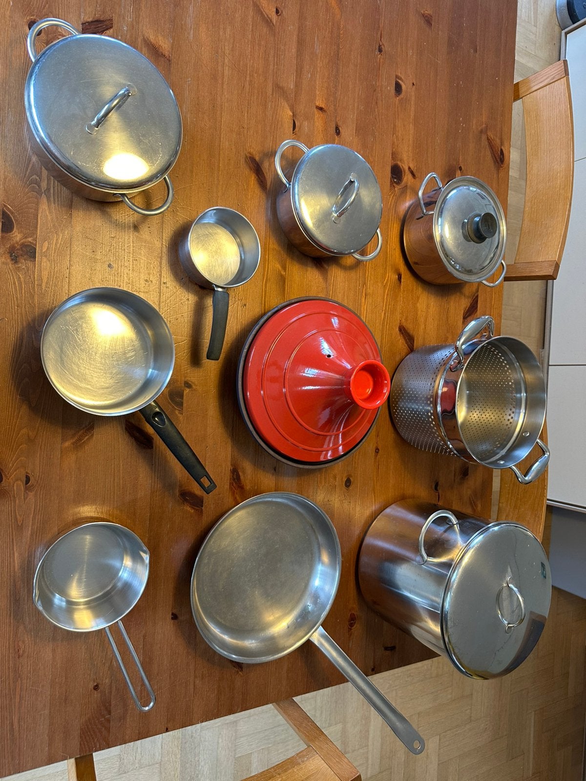Potten en pannen, Ophalen, Inox, Gebruikt, Overige typen