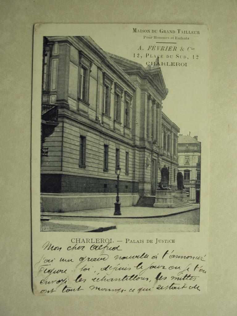 55645 - CHARLEROI - PALAIS DE JUSTICE - ZIE 2 FOTO'S, Verzenden
