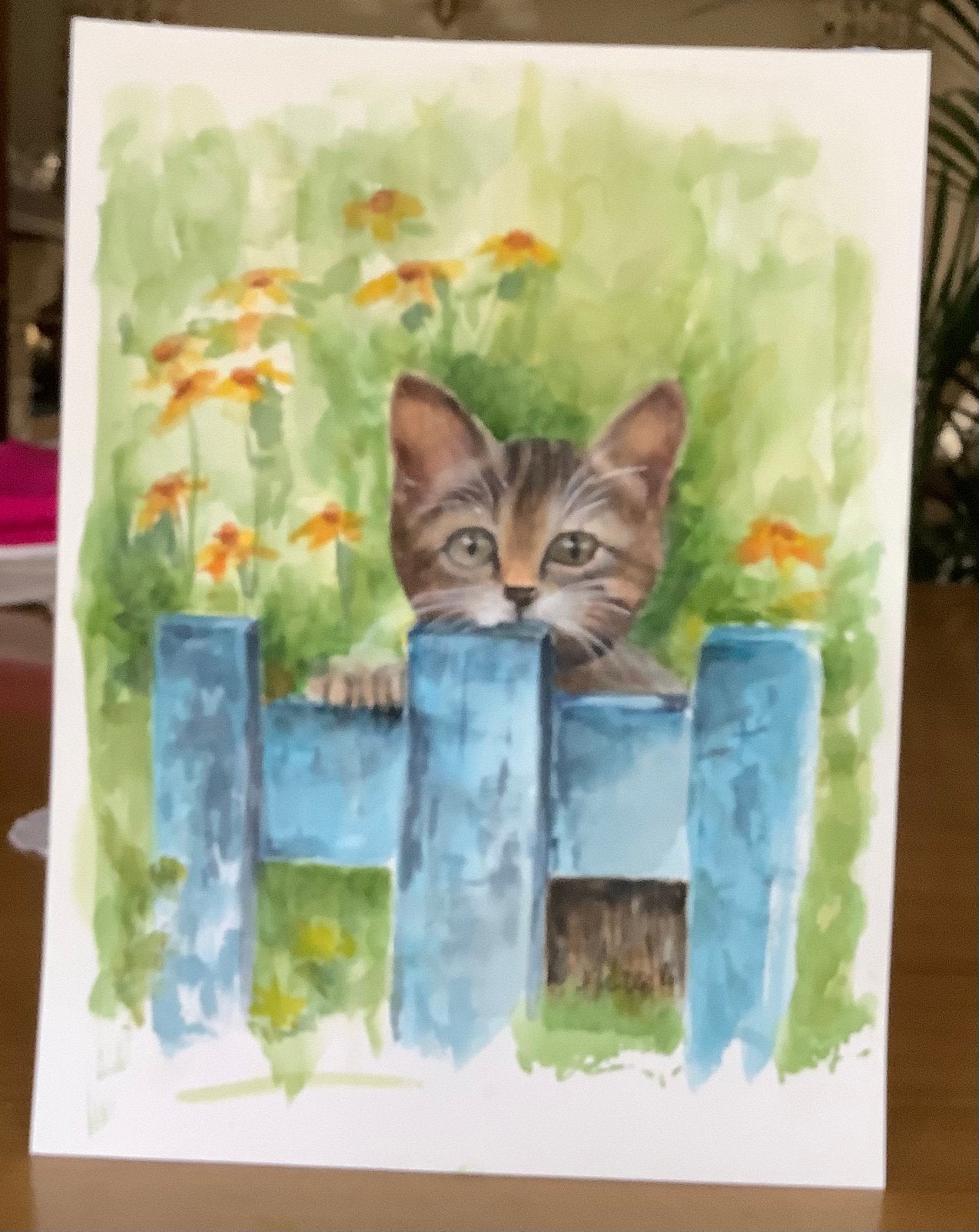 Aquarelle a encadrer et a offrir, Envoi, Neuf, Décoration murale