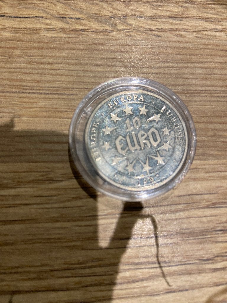 Zilveren muntstuk 10 euro, Timbres & Monnaies, Monnaies | Europe | Monnaies euro, Autres pays, Monnaie en vrac, Argent, Enlèvement