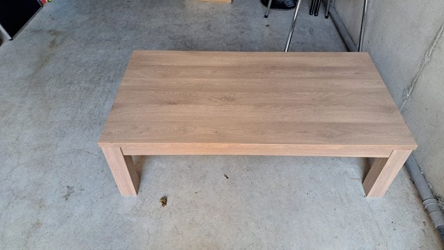 table basse, 100 à 150 cm, Utilisé, 50 à 100 cm, Chêne