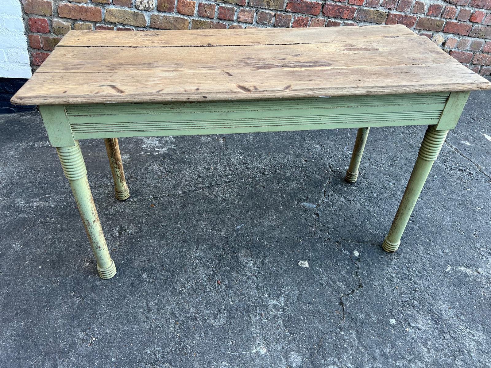 Mooi antieken sidetable, Huis en Inrichting, Ophalen, Gebruikt, 100 tot 150 cm, Eikenhout
