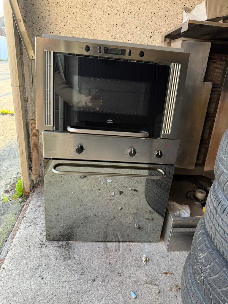 Inbouw oven en microgolf, Huis en Inrichting, Kachels, Ophalen, Zo goed als nieuw, Inbouw