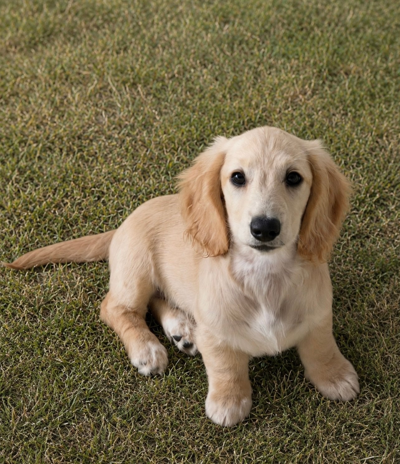 teckel pups,cream,dwerg,langharig,teef, België, 8 tot 15 weken, Teef, Dwerg