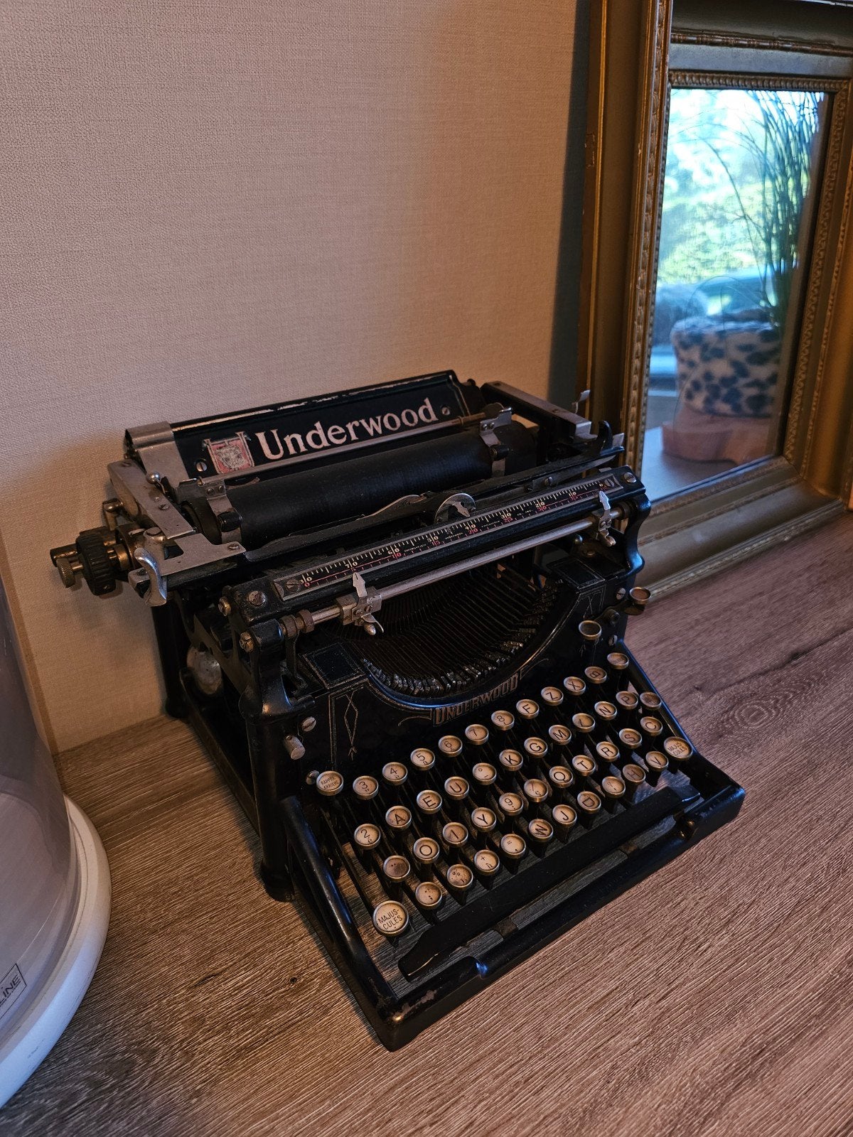 Oude typemachine underwood No5, Diversen, Typemachines, Ophalen