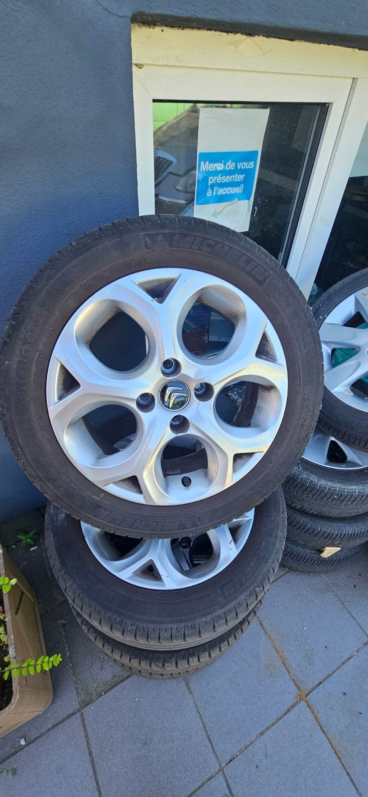 VELGEN MET MICHELIN-VELGEN Citroën C3, Ds3, Gebruikt, 16 inch, Banden en Velgen, Ophalen of Verzenden