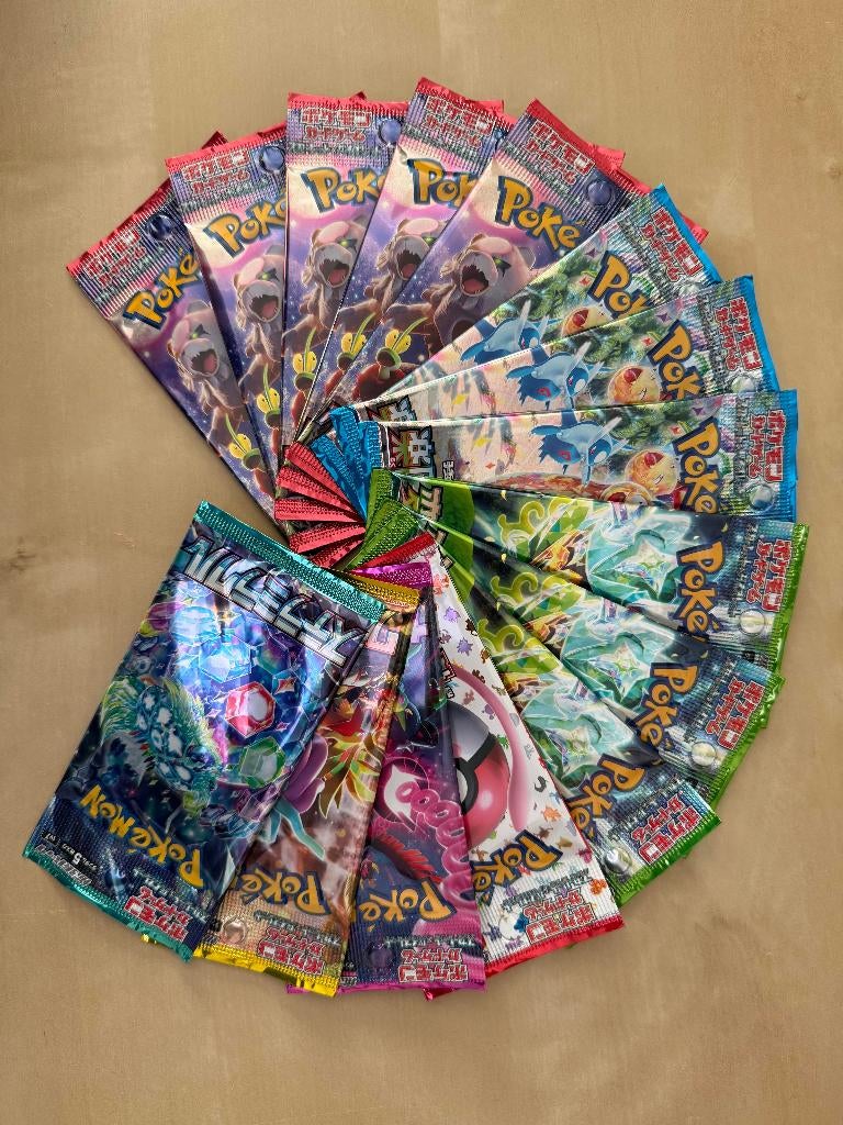 Pokemon - 15 Japanse Booster Packs Bundle, Ophalen of Verzenden, Nieuw, Booster