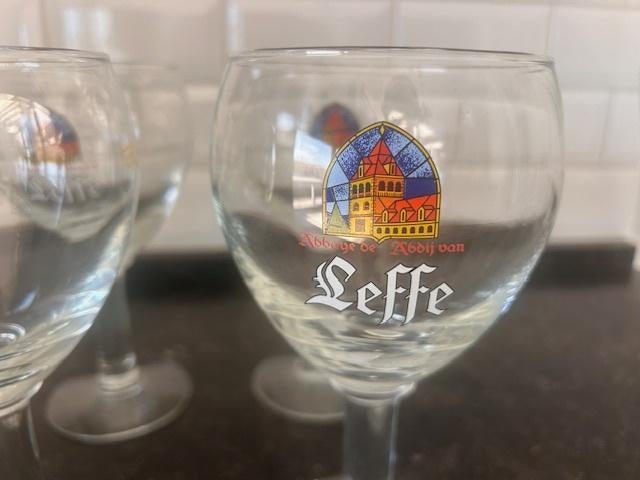 Leffe glazen 6 stuks, Ophalen, Zo goed als nieuw, Glas of Glazen, Leffe