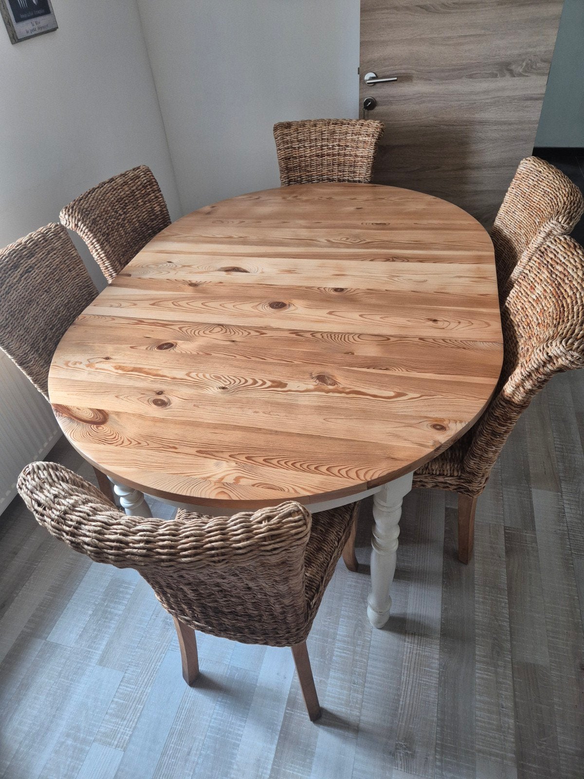 table en pin massif, Enlèvement