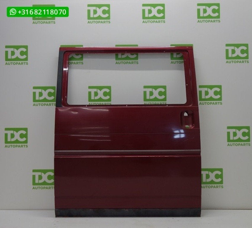 Volkswagen T4 ('90-'03) Schuifdeur rechts bordeaux rood, Auto-onderdelen, Carrosserie, Deur, Volkswagen, Rechts, Gebruikt, Ophalen of Verzenden