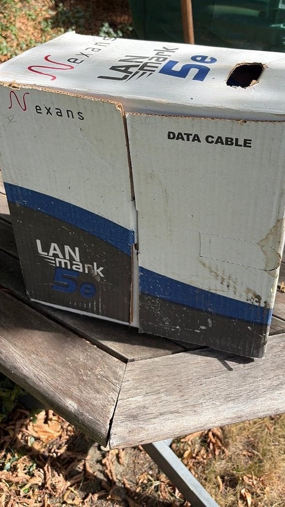 Cat5e ethernet kabel.  plm 40m. Gratis afhalen ., Ophalen, Zo goed als nieuw