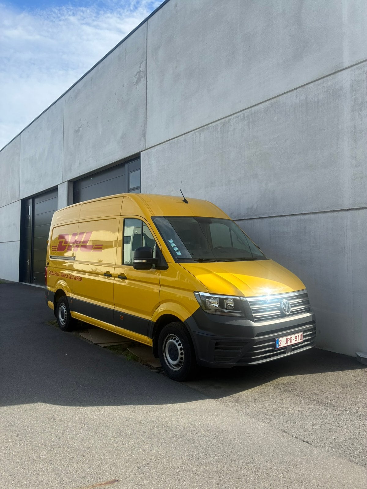 Volkswagen Crafter 2.0, Auto's, Automaat, 4 deurs, Geel, Diesel