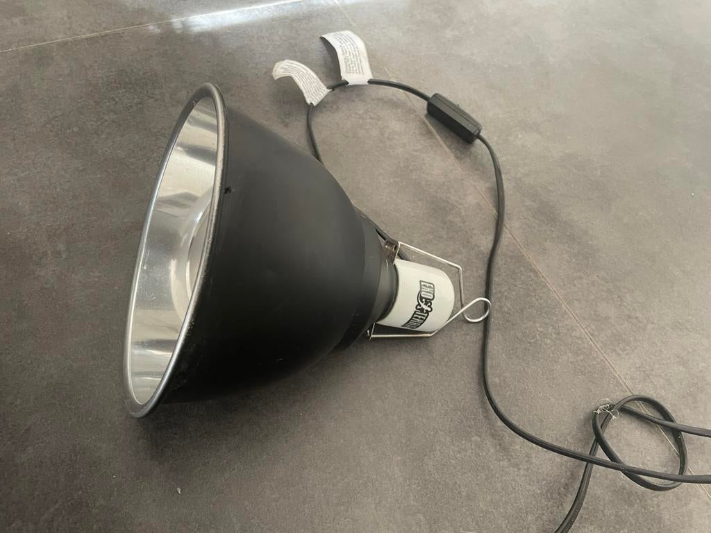 Exoterra reptielen lamp voor warmte, Ophalen, Gebruikt