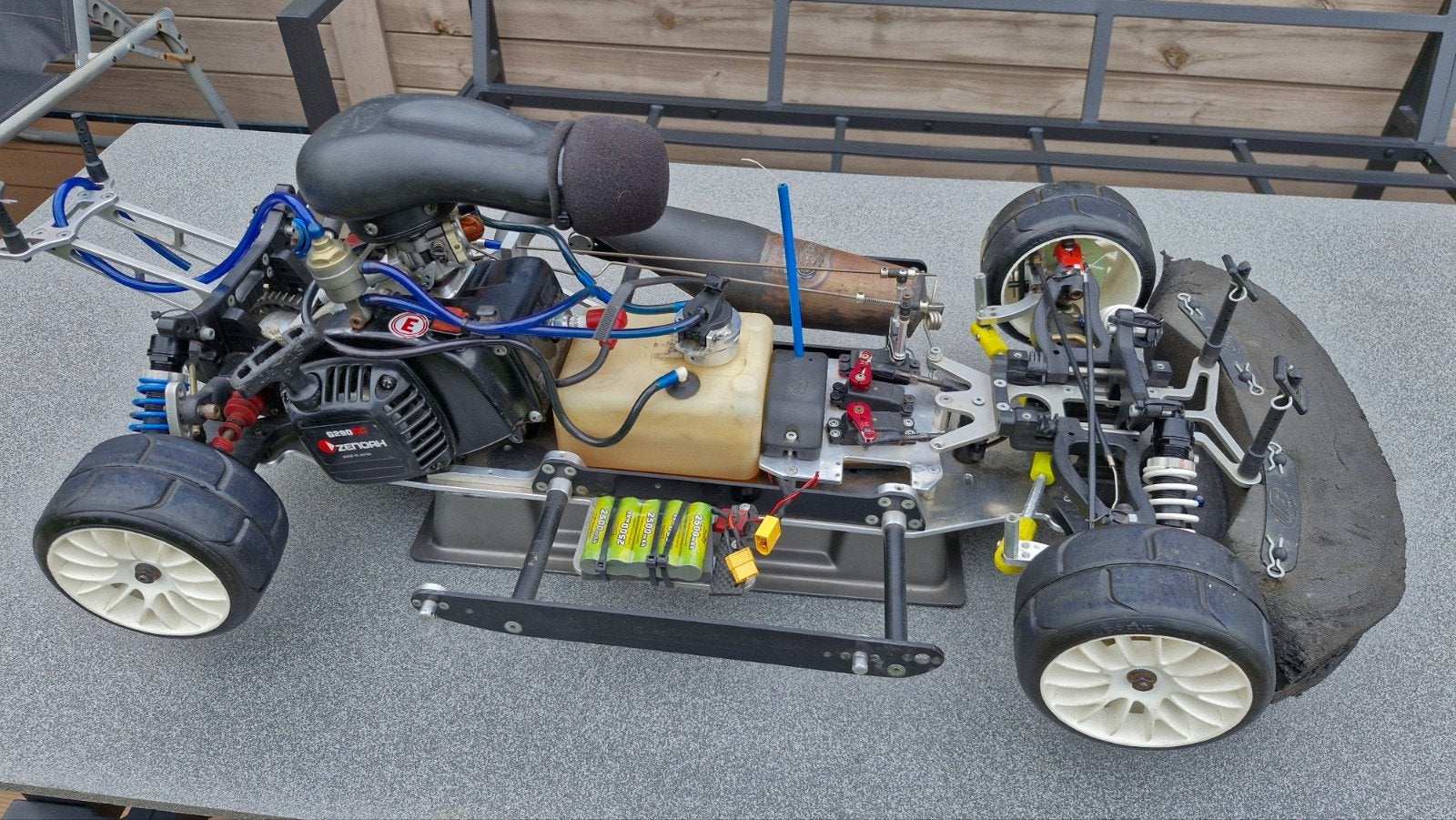 Rc 1/5 Fbx racing france chassis pro, Ophalen of Verzenden