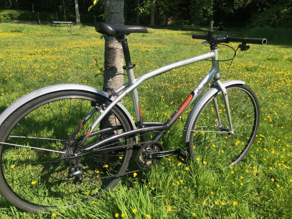 Btwin Triban fiets, Ophalen