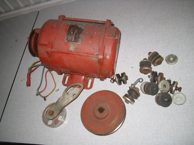 Moteur 220/380 volts 1450 tr/min., Enlèvement, Utilisé, Moteur électrique, 1400 à 1800 tpm