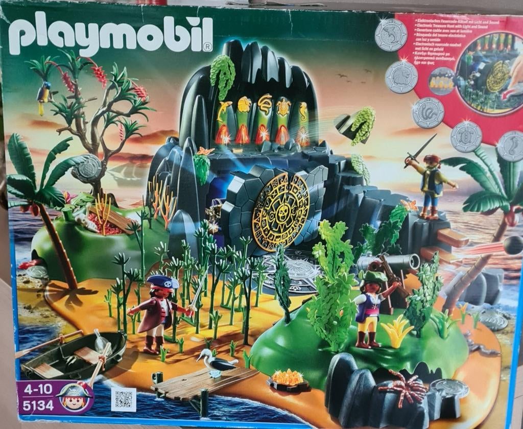Playmobil schatteneiland 5134, Ophalen