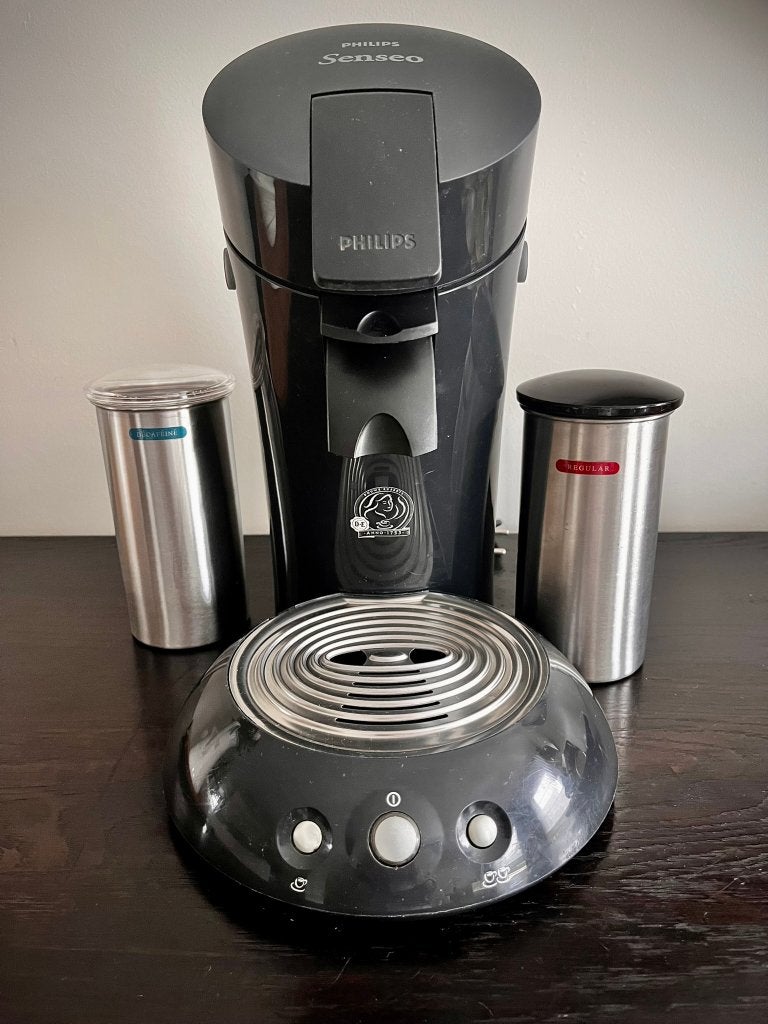 Machine à café Nespresso Philips type 7810, Autres types, Enlèvement, Philips, Utilisé