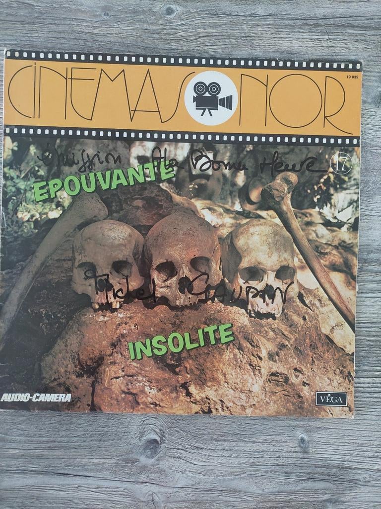 Vinyle 33t Épouvante et insolite. CINEMASONOR