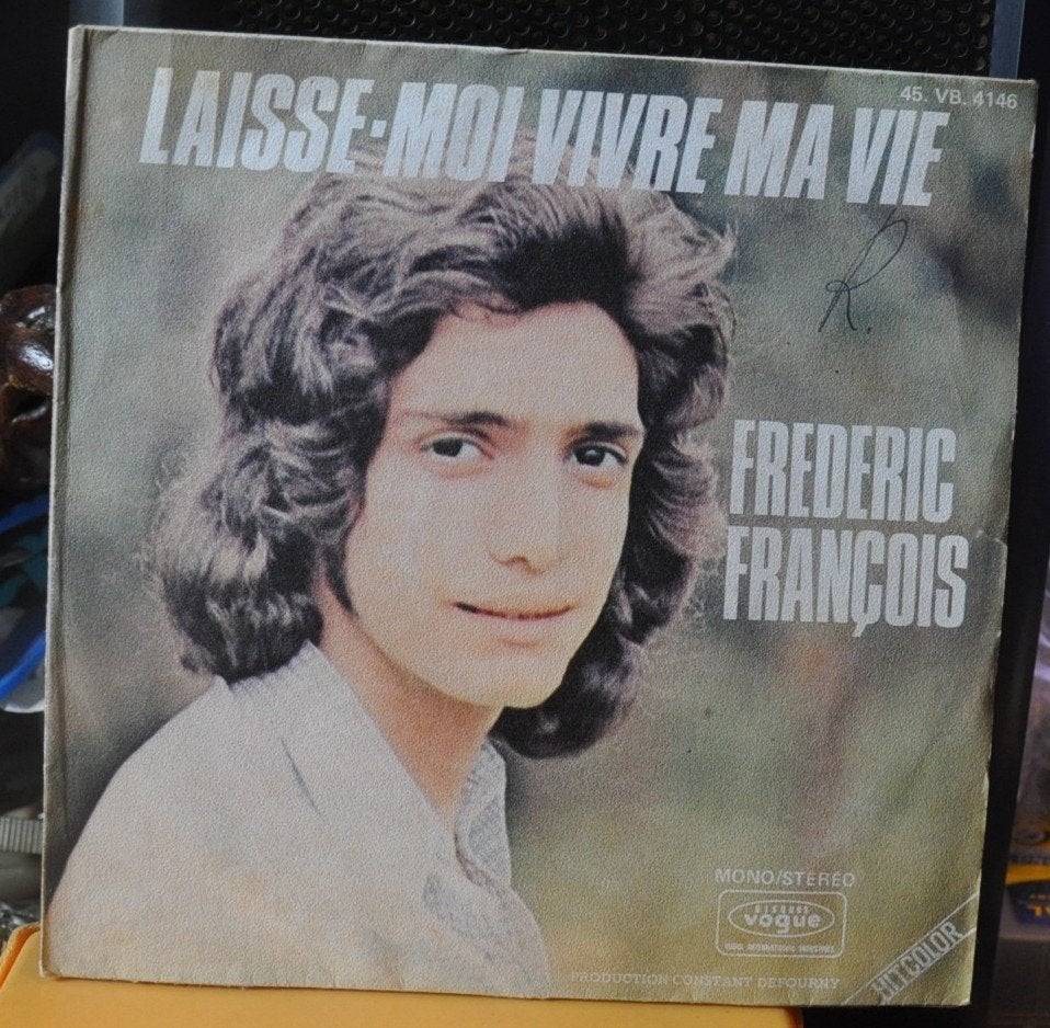vinyl 45 tour frederic françois (x20396), Enlèvement ou Envoi, Utilisé, Autres genres