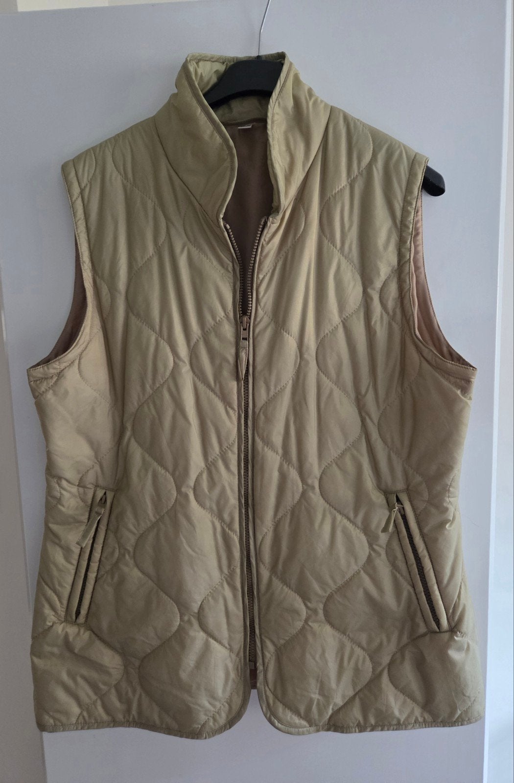 Bodywarmer maat 42/44, Enlèvement, Porté, Taille 42/44 (L), Beige