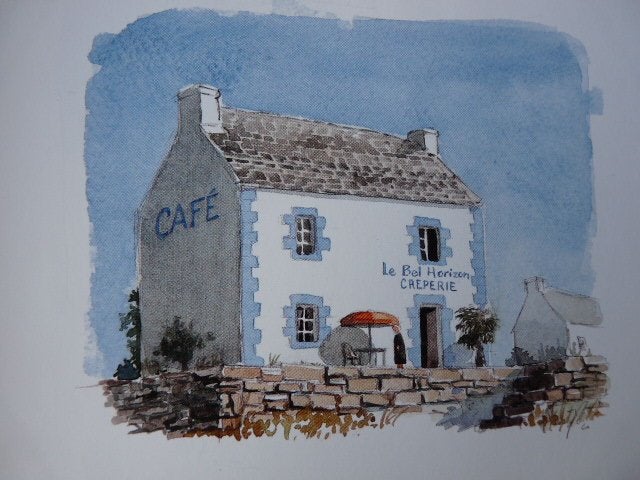 Esprit de Bretagne     Livre d'aquarelles, Antiquités & Art, Art | Dessins & Photographie, Enlèvement ou Envoi, Reproduction, Aquarelle