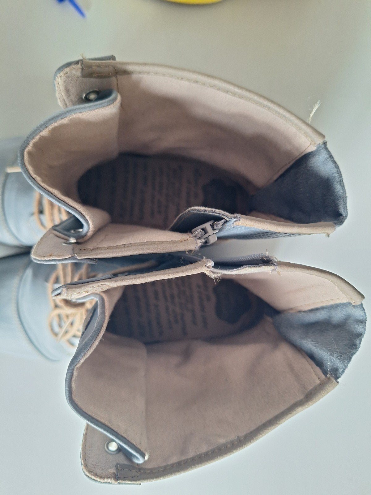 Schoenen Mustang 38, Ophalen, Blauw, Lage of Enkellaarzen, Zo goed als nieuw