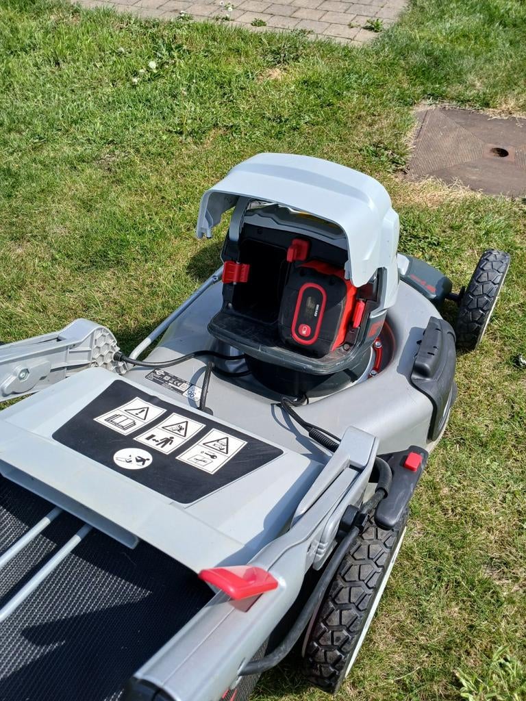 Grasmachine op batterij, Cramer, Tondeuses à gazon sur batterie, Tondeuse rotative, Comme neuf