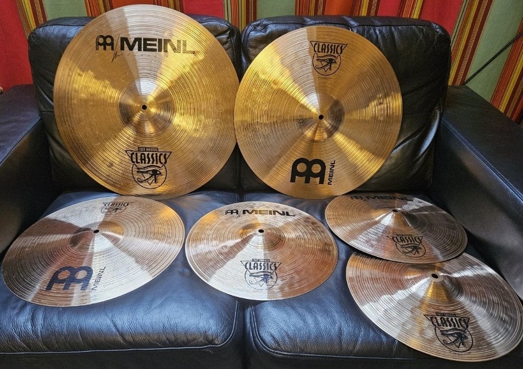 Set de Cymbales Meinl Classic (série Powerful), Musique & Instruments, Batteries & Percussions, Enlèvement, Utilisé, Autres marques