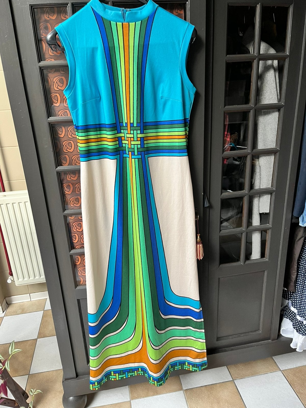 Vintage kleed, Antiquités & Art, Antiquités | Vêtements et Textile, Enlèvement