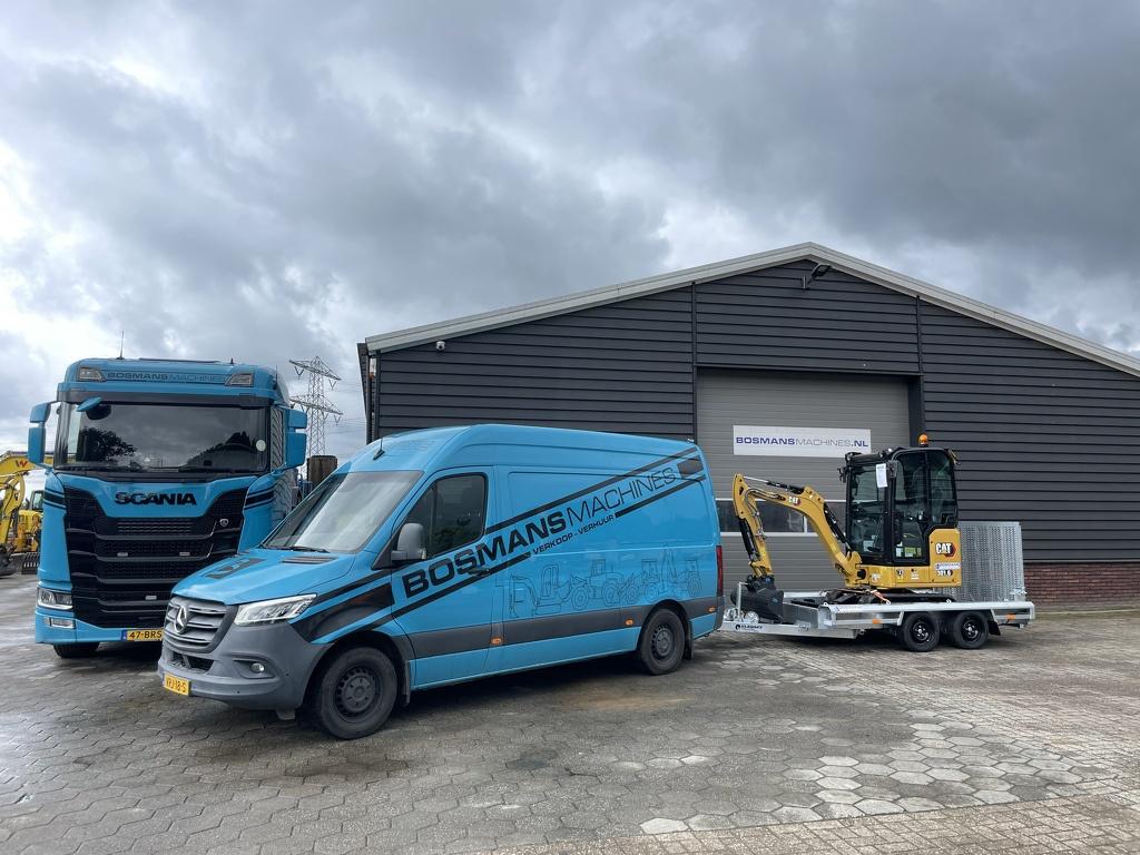 Vlemmix 2700 KG 300x150 2 assige machinetransporter NIEUW, Autos : Divers, Remorques, Neuf