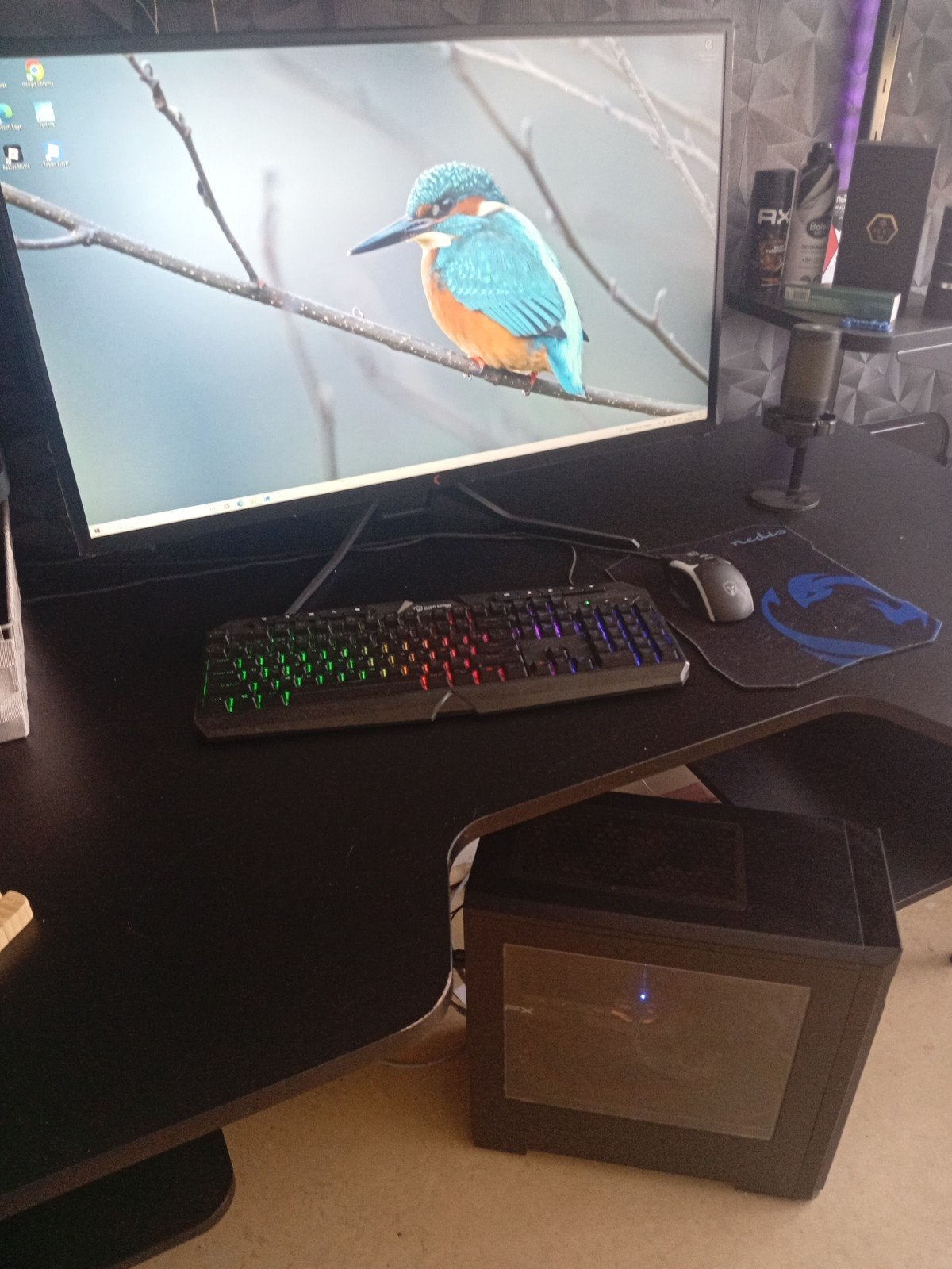 Gaming PC Set | RX 580 8GB | 32GB RAM | SSD | 32" 165Hz Moni, Computers en Software, Desktop Pc's, Gebruikt, 32 GB, 512 GB, Gaming pc