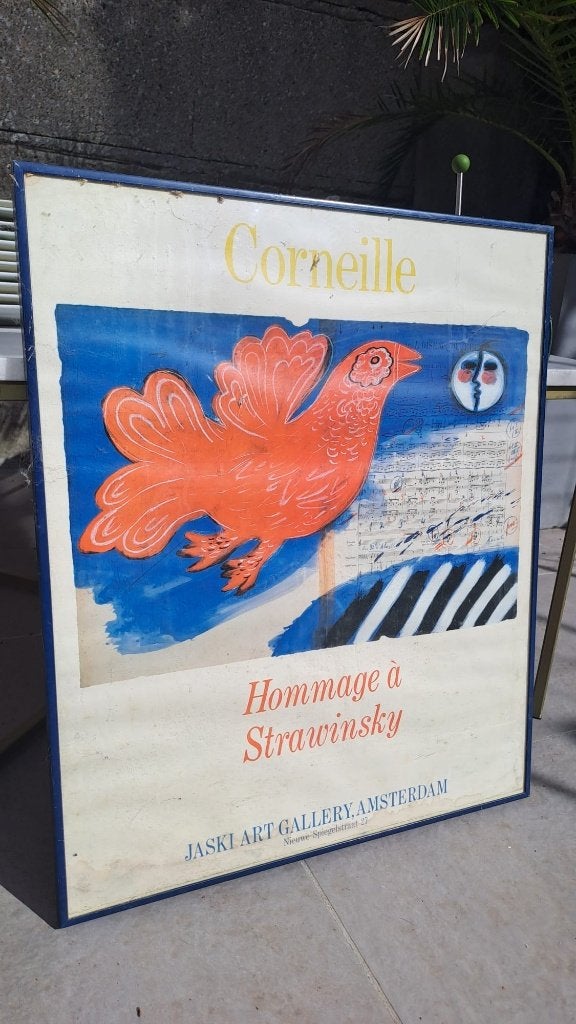 Affiche d'exposition Corneille « Hommage à Strawinsky », Enlèvement