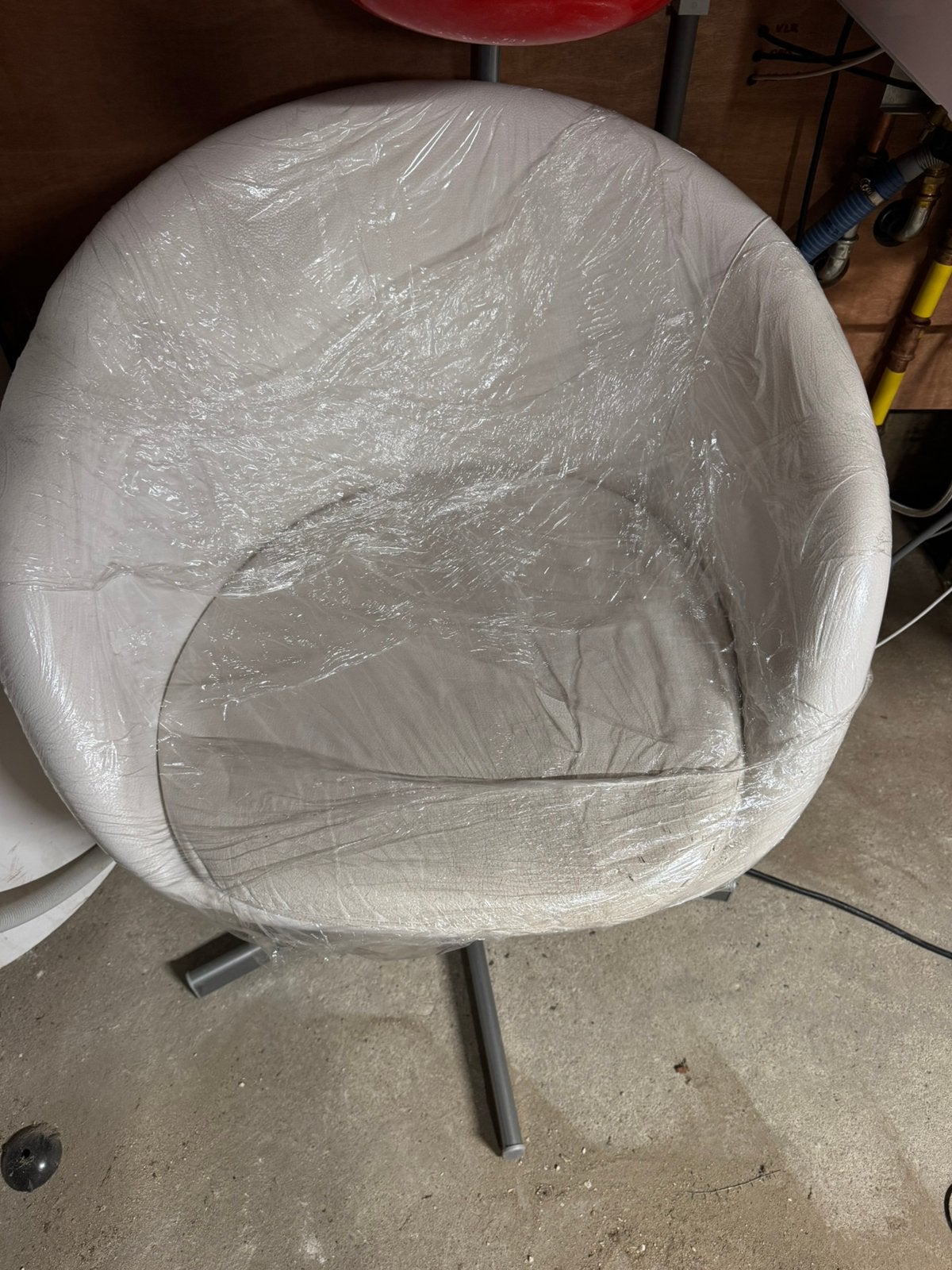 Chaise de bureau blanche, Enlèvement, Comme neuf, Chaise de bureau
