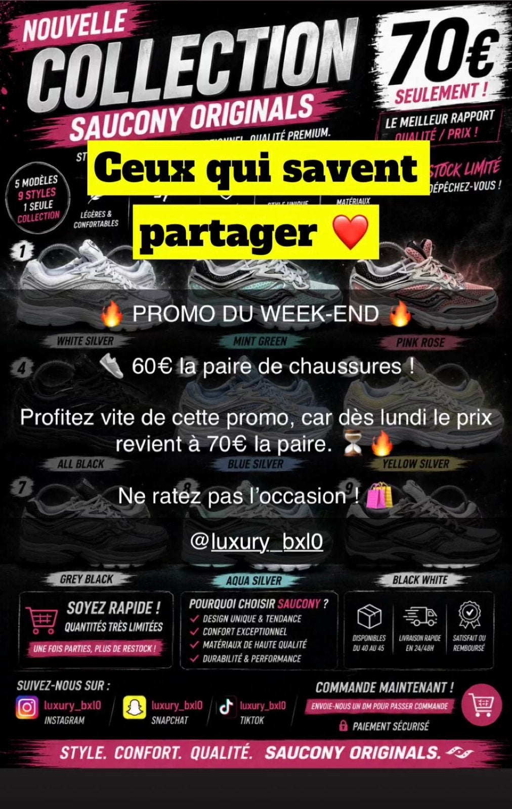 Saucony, …, Enlèvement, Neuf