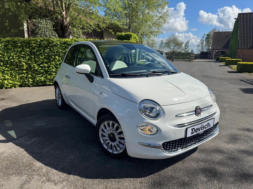 Fiat 500 (bj 2019), Voorwielaandrijving, Gebruikt, Wit, Bedrijf