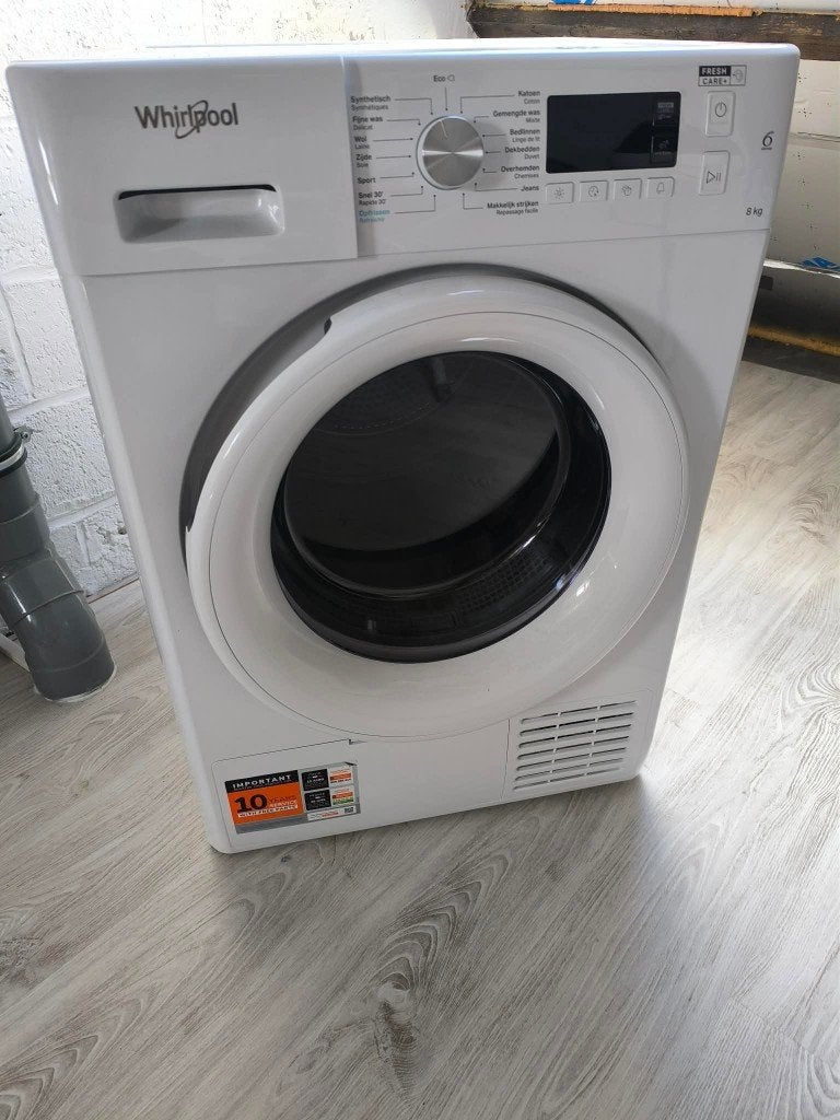 sechoir a condensation whirpool  6 th senses, Electroménager, 6 à 8 kg, Comme neuf, Chargeur frontal, Enlèvement