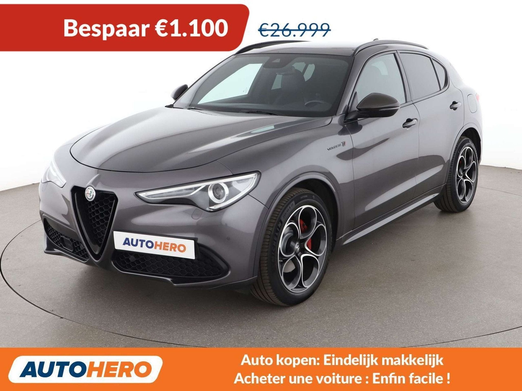 Alfa Romeo Stelvio 2.2 JTDM Veloce Ti Q4 (bj 2021), Auto's, Automaat, Gebruikt, 209 pk, 1820 kg