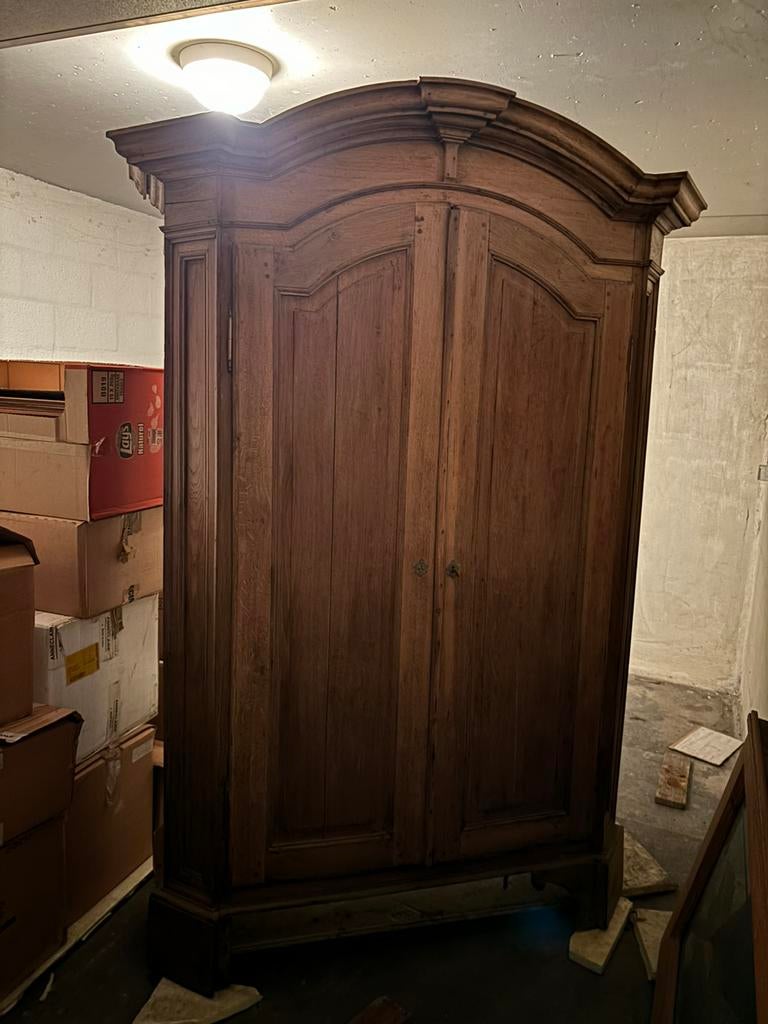 Antieke eiken kleerkast, Antiek en Kunst, Antiek | Meubels | Kasten, Ophalen