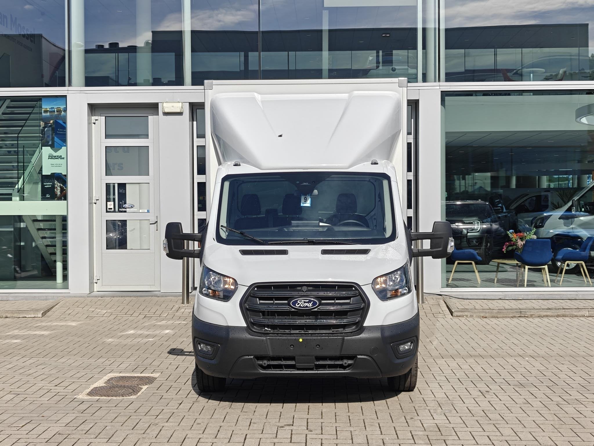Ford Transit 2T ChassisCabine Meubelbak TRANSIT 2T 350E Tren, Auto's, Wit, Nieuw, 129 pk, Overige carrosserie