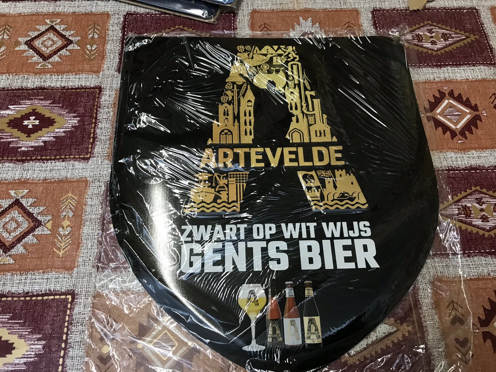 Panneau publicitaire pour la bière Artevelde en métal, Enlèvement ou Envoi, Neuf, Panneau publicitaire