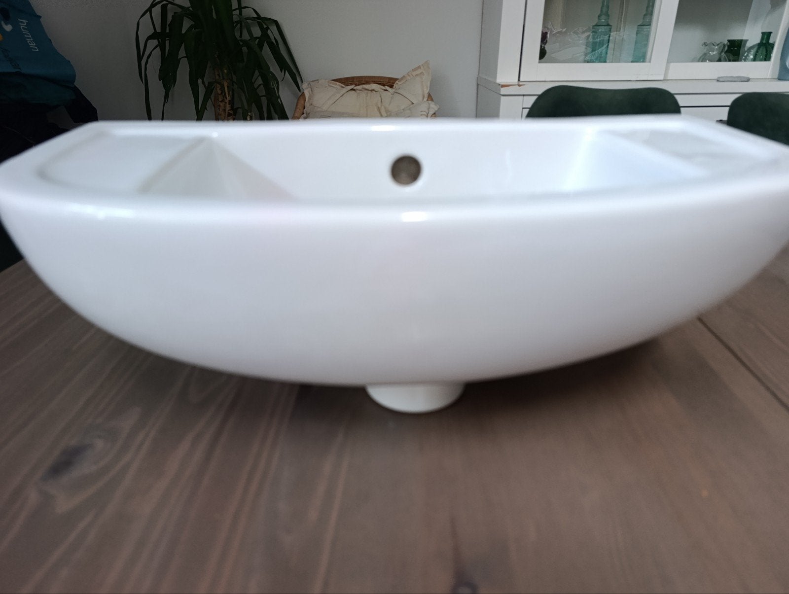 wasbak, Huis en Inrichting, Badkamer | Badkamermeubels, Ophalen, Minder dan 50 cm, Zo goed als nieuw, Minder dan 25 cm