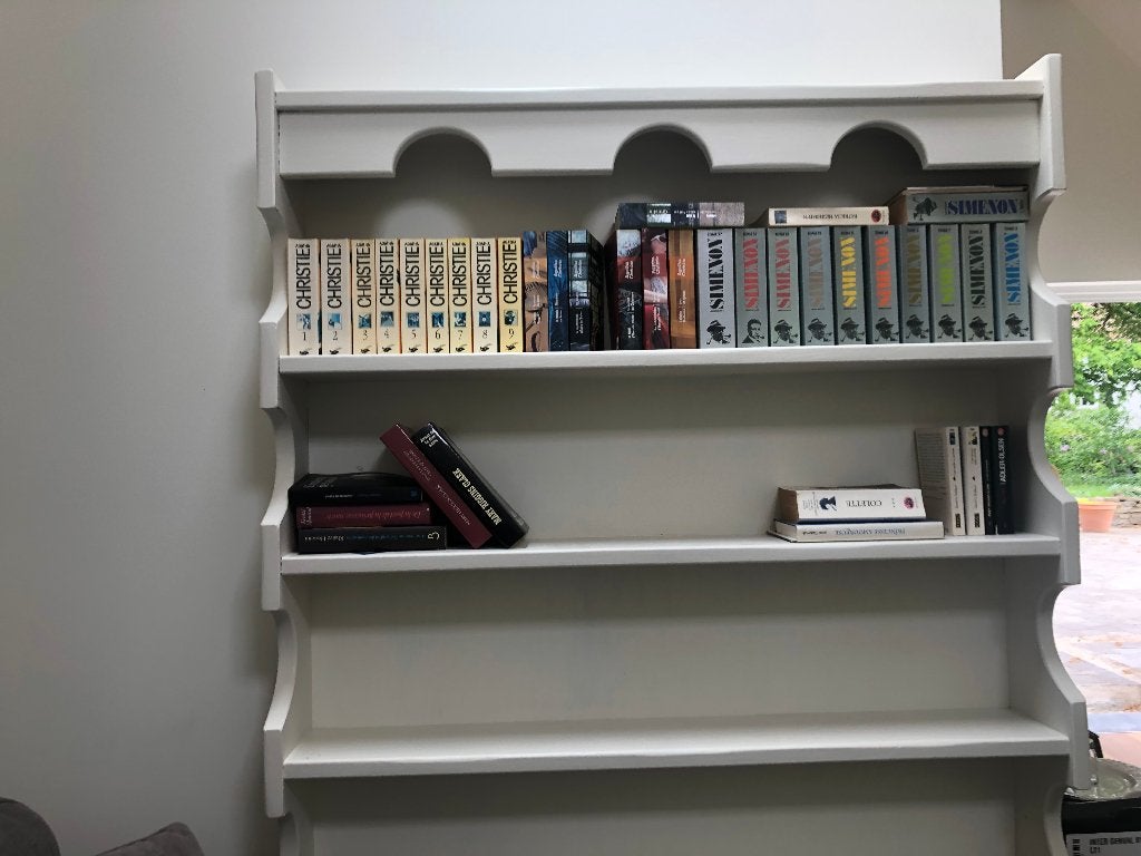 Bibliothèque en chêne, style "Années '70", Enlèvement
