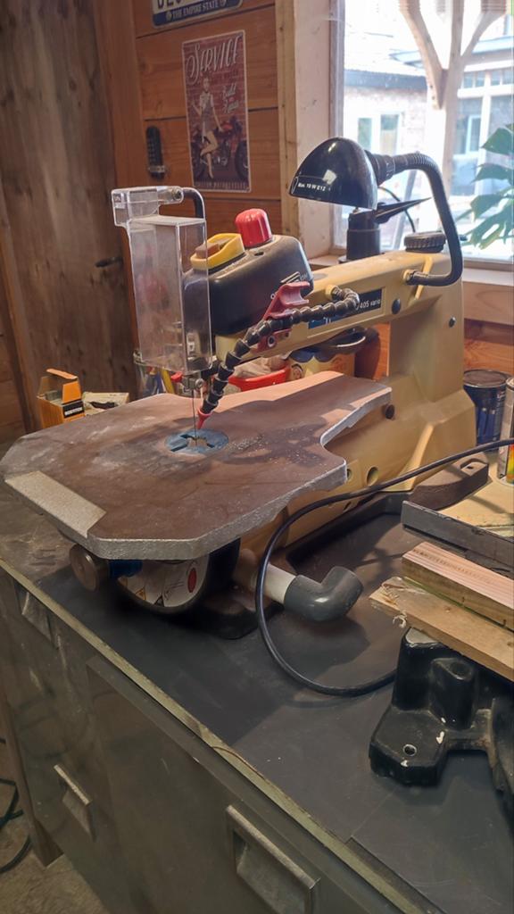 Scheppach deco 405 vario, Doe-het-zelf en Bouw, Gereedschap | Zaagmachines, Ophalen, Figuurzaag