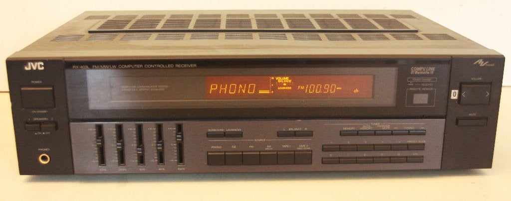 JVC Versterker Receiver / Model RX-403L / 240 Watts / 1990, TV, Hi-fi & Vidéo, Amplificateurs & Ampli-syntoniseurs, Enlèvement ou Envoi