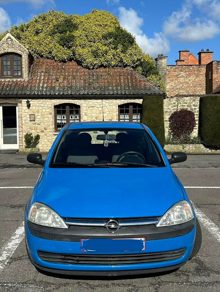 Opel Corsa C automaat 1.0 benzine, Auto's, Blauw, Particulier, 1000 cc, Euro 4