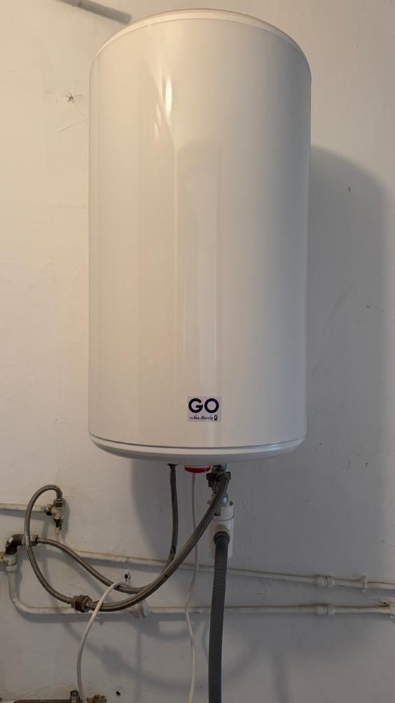 Warm water boiler Van Marcke 75l, Doe-het-zelf en Bouw, Ophalen, Zo goed als nieuw, Boiler