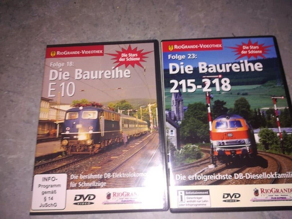 2 DVD "Rio Grande" DB E10(BR112) BR215-BR, Enlèvement ou Envoi, Comme neuf, Livre, Revue ou Catalogue